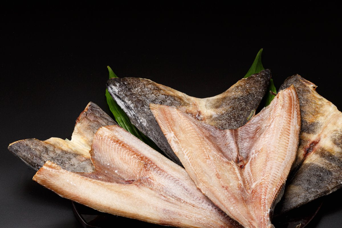 贅沢な1本もの。脂も食べ応えも充分なシマホッケ開き干し大サイズ